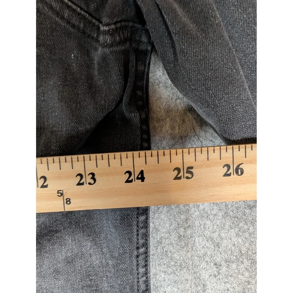 Logan Paul WWE Maverick Clothing Co Men‎ Washed Black Graphic Denim Jacket